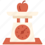 apple, food, scale, supermarket, weight 