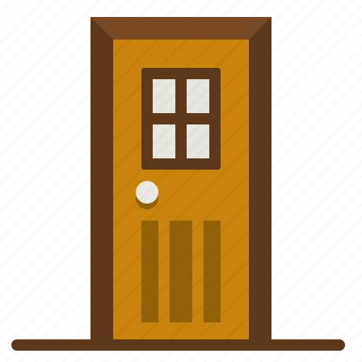 Door, furniture, household, doorway, exit icon - Download on Iconfinder