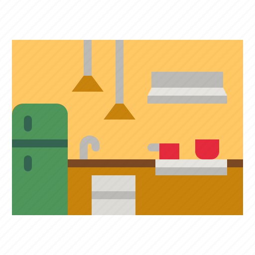 Kitchen, fridge, furnitures, kitchens, house icon - Download on Iconfinder