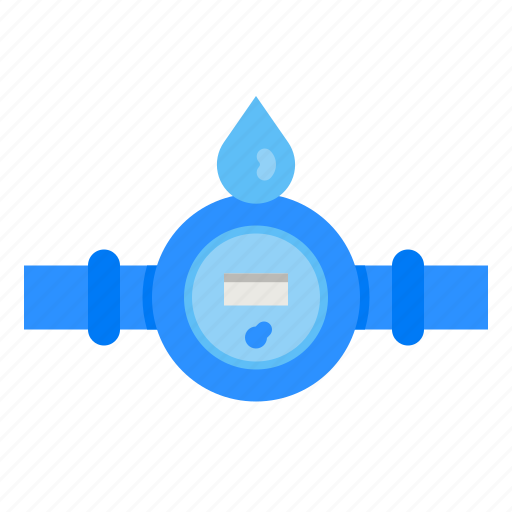 Water, meter, pipe, plumbing, plumber icon - Download on Iconfinder