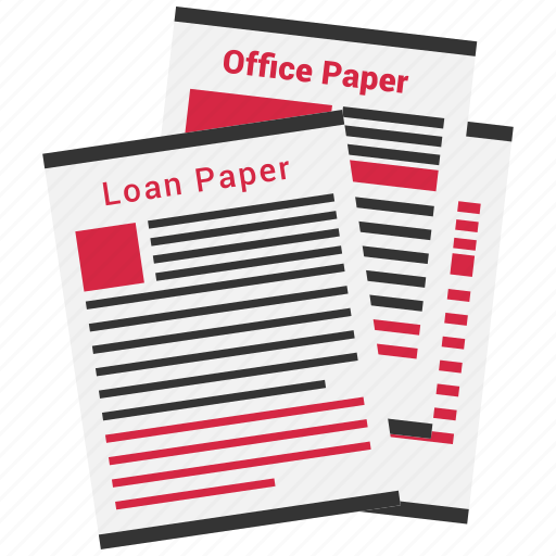 Banking, loan, loan agreement, loan application, loan paper icon - Download on Iconfinder