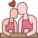 couples, cooking, kitchen, home, romantic