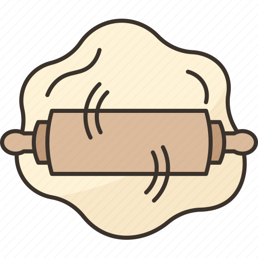 Rolling, dough, kneading, bread, pastry icon - Download on Iconfinder