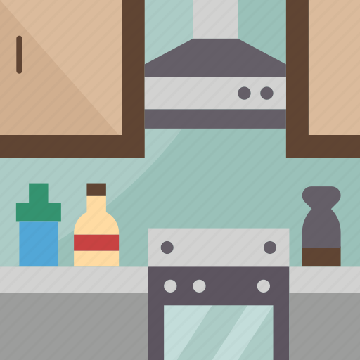 Kitchen, stove, interior, room, home icon - Download on Iconfinder