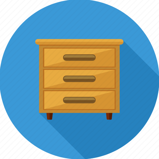 Drawer, drawers, storage, cabinet, furniture, home icon - Download on Iconfinder