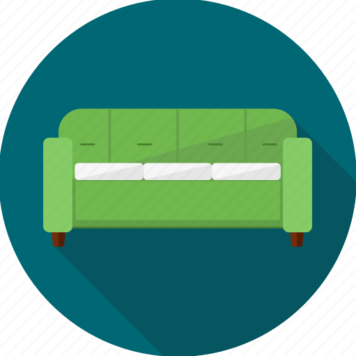 Couch, divan, furniture, lounge, seat, sofa, chair icon - Download on Iconfinder