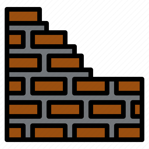 Brick, brickwall, buildings, gaming, security, stone, wall icon - Download on Iconfinder