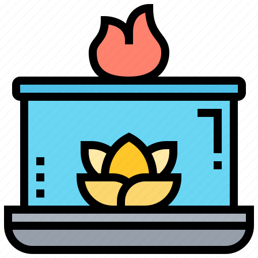 Aroma, candle, glass, scent, wax icon - Download on Iconfinder