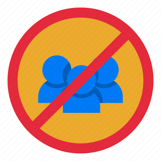 Crowd, no, man, people, prohibit icon - Download on Iconfinder
