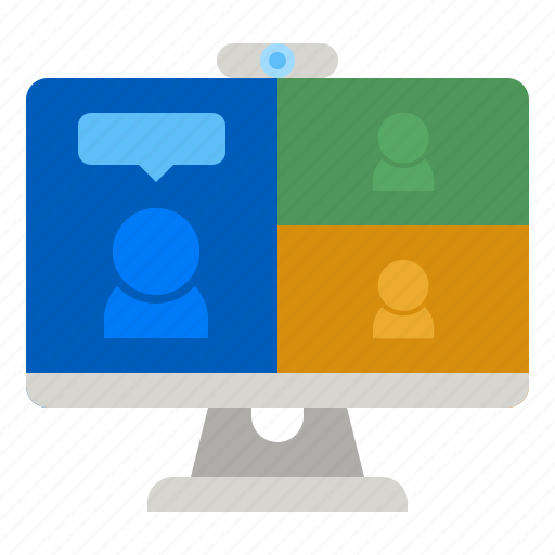 Videoconference, conference, video, call, meeting icon - Download on Iconfinder