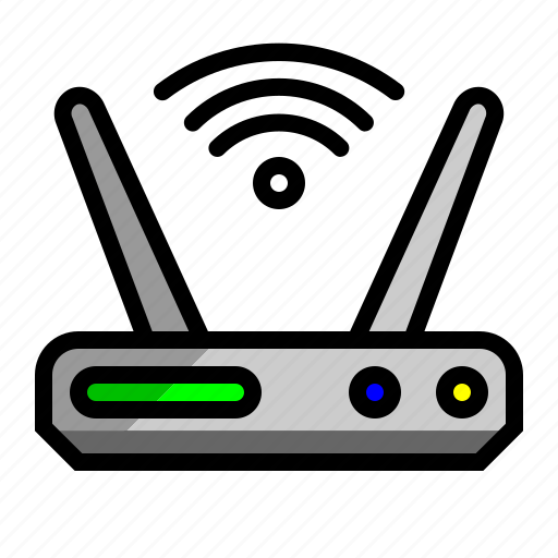 Wifi, router, signal, connection icon - Download on Iconfinder