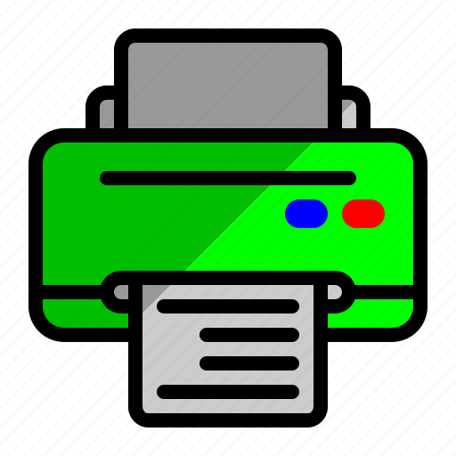 Printer, paper, office, document icon - Download on Iconfinder