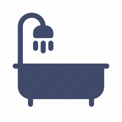Bath, bathroom, bathtub, interior, shower icon - Download on Iconfinder