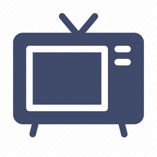 Electronic, movie, retro, television, tv icon - Download on Iconfinder