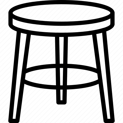 Chair, furniture, home, house, seat, stool icon - Download on Iconfinder