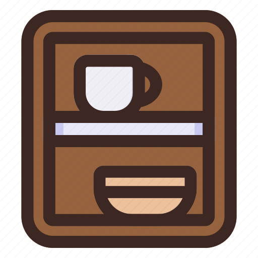Cup, cabinet, coffee, drink icon - Download on Iconfinder