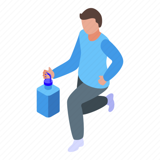 Home, training, isometric icon - Download on Iconfinder