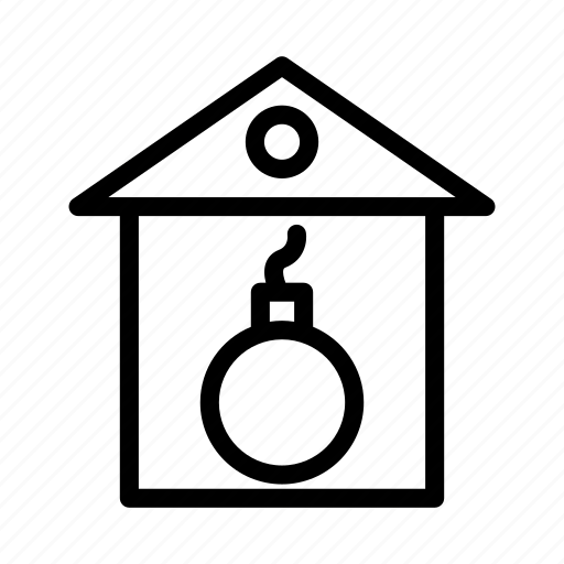 Bomb, danger, home, house, insurance icon - Download on Iconfinder