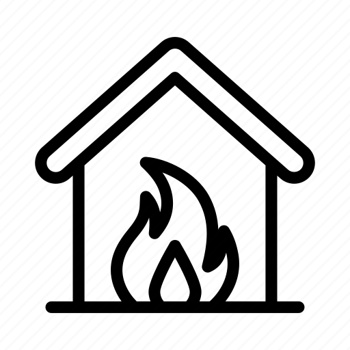 Building, burn, fire, home, house icon - Download on Iconfinder
