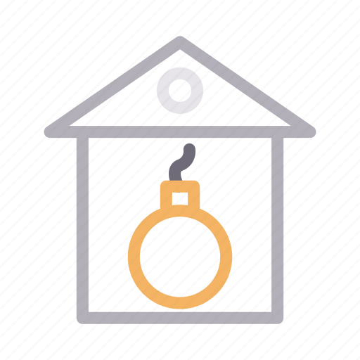 Bomb, danger, home, house, insurance icon - Download on Iconfinder