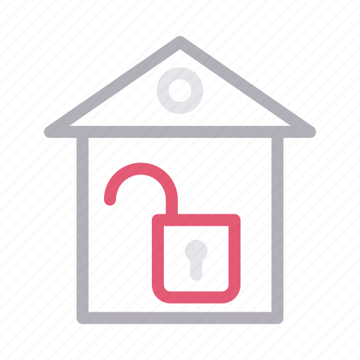 Building, home, house, insurance, unlock icon - Download on Iconfinder