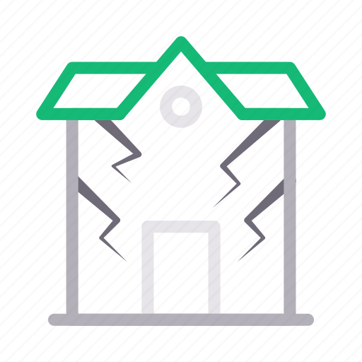 Building, disaster, earthquake, house, insurance icon - Download on Iconfinder
