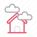 building, cloud, home, house, insurance