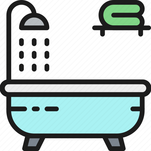 Bath, bathtub, furniture, home, house, interior, office icon - Download on Iconfinder