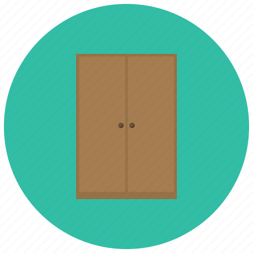 Closet, cupboard, doors, home, armoire, cabinet, wardrobe icon - Download on Iconfinder