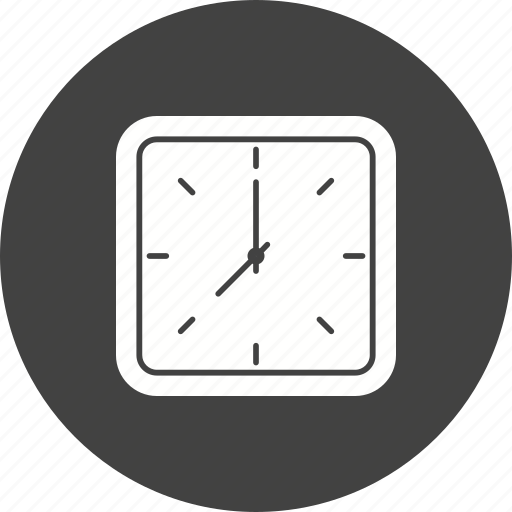 Clock, minute, numbers, round, time, timer, wall icon - Download on Iconfinder