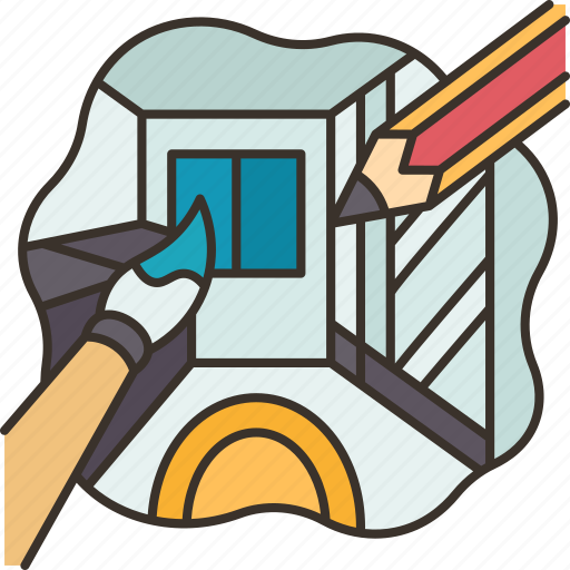 Renovation, home, room, design, sketch icon - Download on Iconfinder