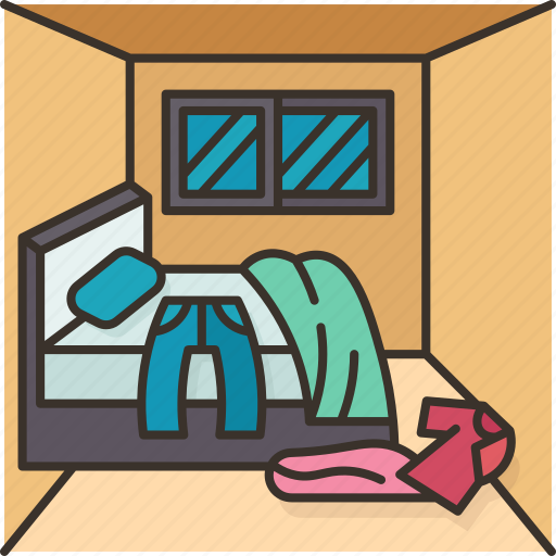 Room, messy, disorder, couch, interior icon - Download on Iconfinder