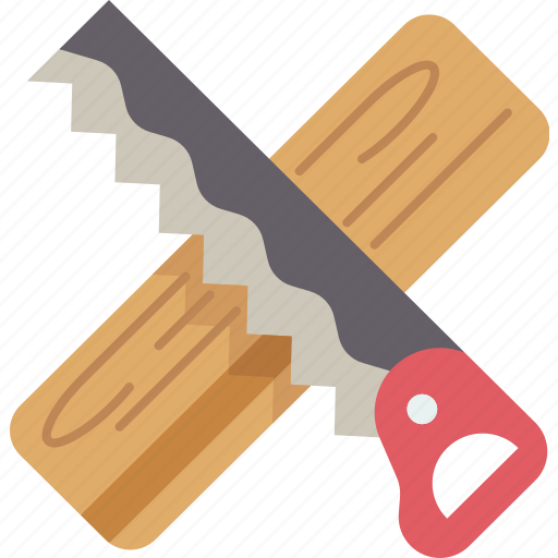Carpentry, tools, saw, wood, construction icon - Download on Iconfinder