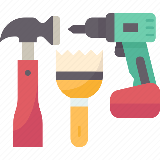 Construction, hardware, tools, hammer, screwdriver icon - Download on Iconfinder