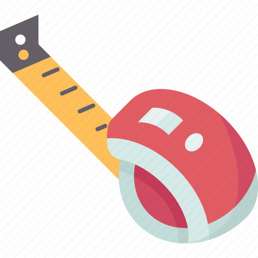 Measuring, tape, length, metal, construction icon - Download on Iconfinder
