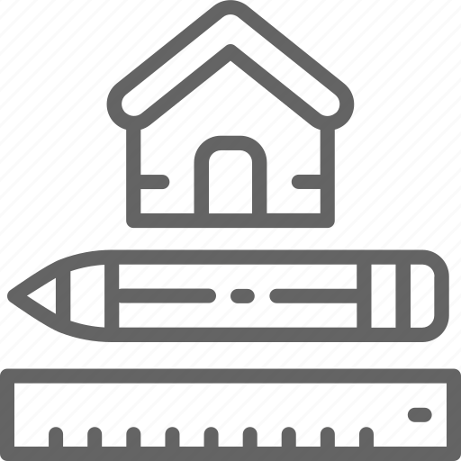 Before, construction, home, house, measurement, renovation, repair icon - Download on Iconfinder
