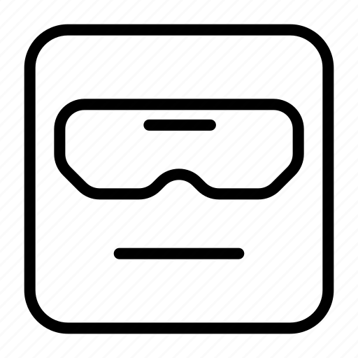 Vr, virtual, reality, glasses, spectacles, shades icon - Download on Iconfinder