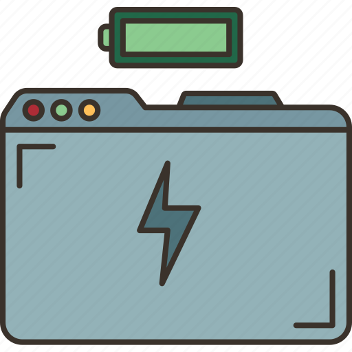 Battery, backup, power, electricity, energy icon - Download on Iconfinder