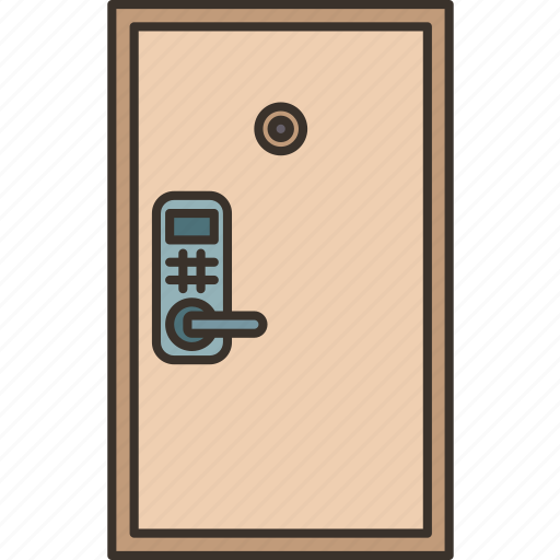 Door, security, entrance, privacy, home icon - Download on Iconfinder