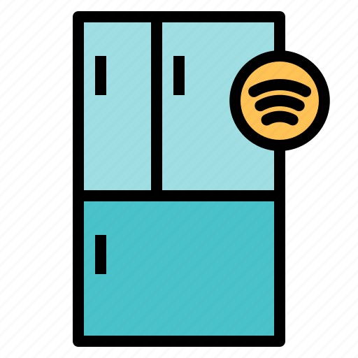 Digital, fridge, smart, wifi icon - Download on Iconfinder