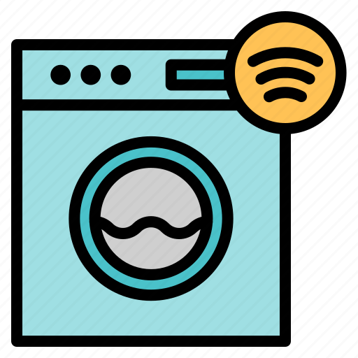 Appliance, machine, smart, technology, washing icon - Download on Iconfinder