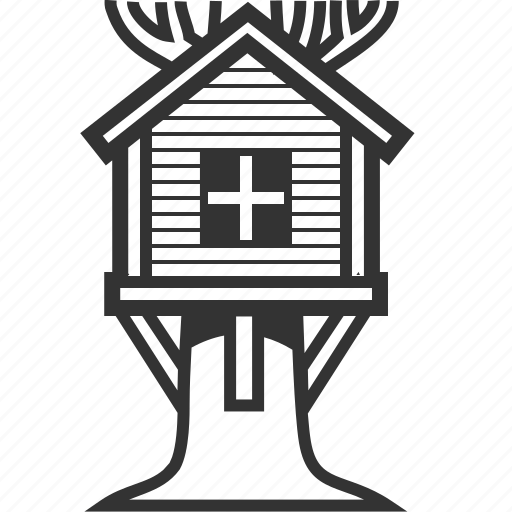 Building, cabin, home, house, nature, treehouse, wooden icon - Download on Iconfinder