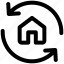 home, house, property, refresh, restart, page, sync, update 