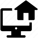 home, house, screen, desktop, computer, real, estate