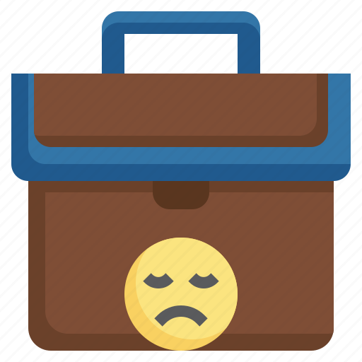 Unemployed, jobless, briefcase, signal, suitcase icon - Download on Iconfinder