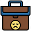 unemployed, jobless, briefcase, signal, suitcase 