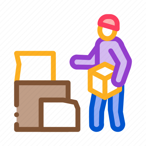 Beggar, boxes, cardboard, homeless, homelessness, people, shoe icon - Download on Iconfinder