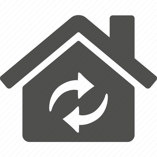 Home, house, building, estate, refresh, reload icon - Download on Iconfinder
