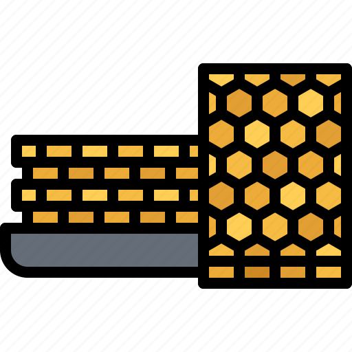 Honeycomb, plate, apiary, beekeeper, beekeepering, honey icon - Download on Iconfinder
