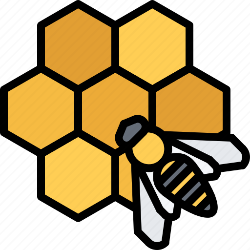 Bee, honeycomb, apiary, beekeeper, beekeepering, honey icon - Download on Iconfinder